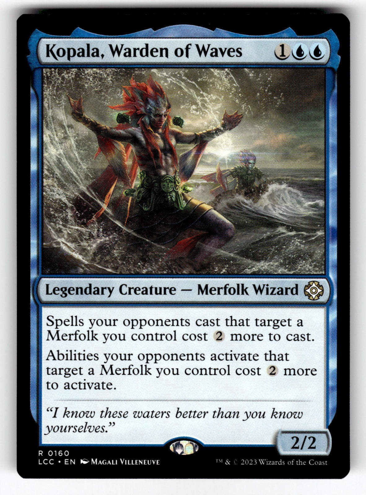 Kopala, Warden of Waves – 160 LCC: Commander: The Lost Caverns of Ixalan R NM