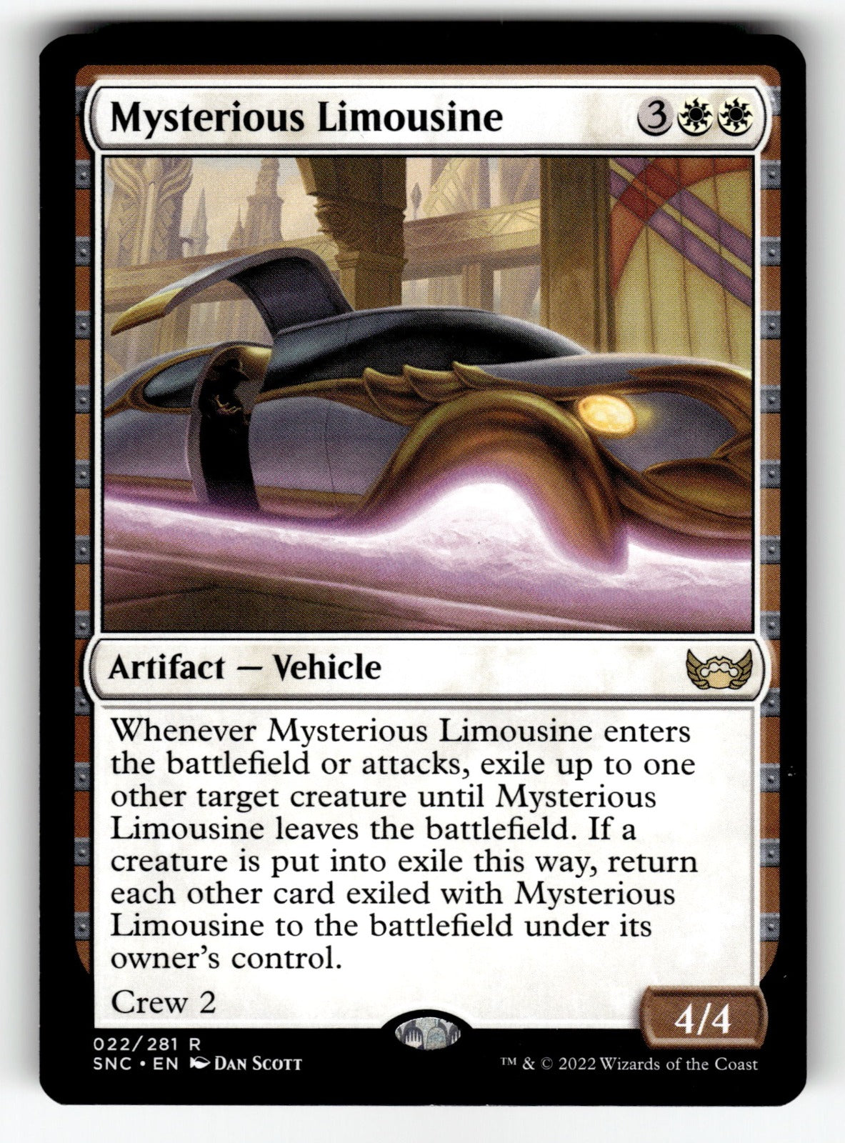 Mysterious Limousine – 22 SNC: Streets of New Capenna R NM