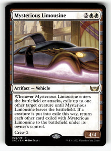 Mysterious Limousine – 22 SNC: Streets of New Capenna R NM