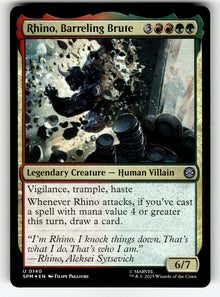 Rhino, Barreling Brute – 140 SPM: Marvel's Spider-Man U FoilNM