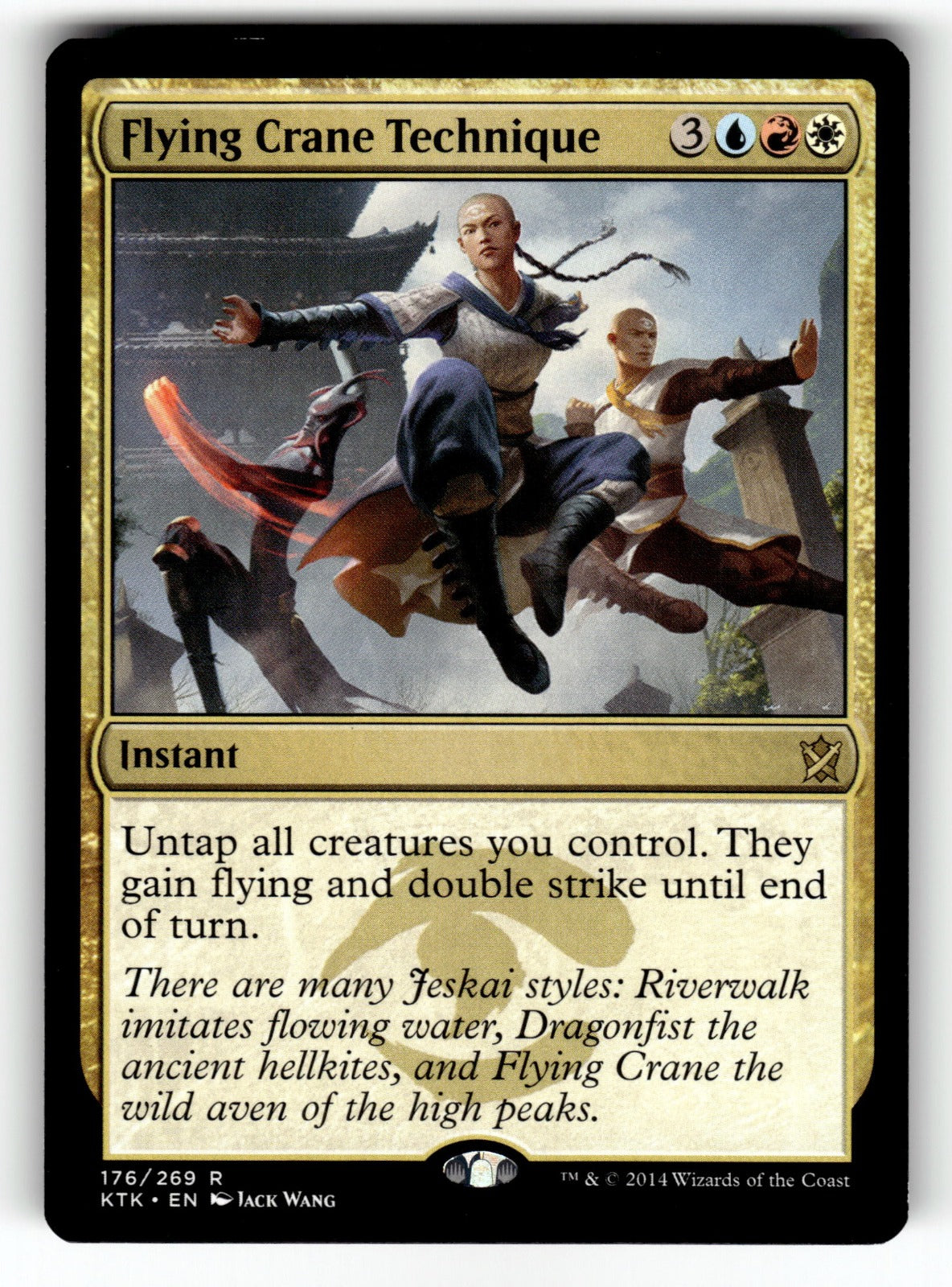 Flying Crane Technique – 176 KTK: Khans of Tarkir R NM