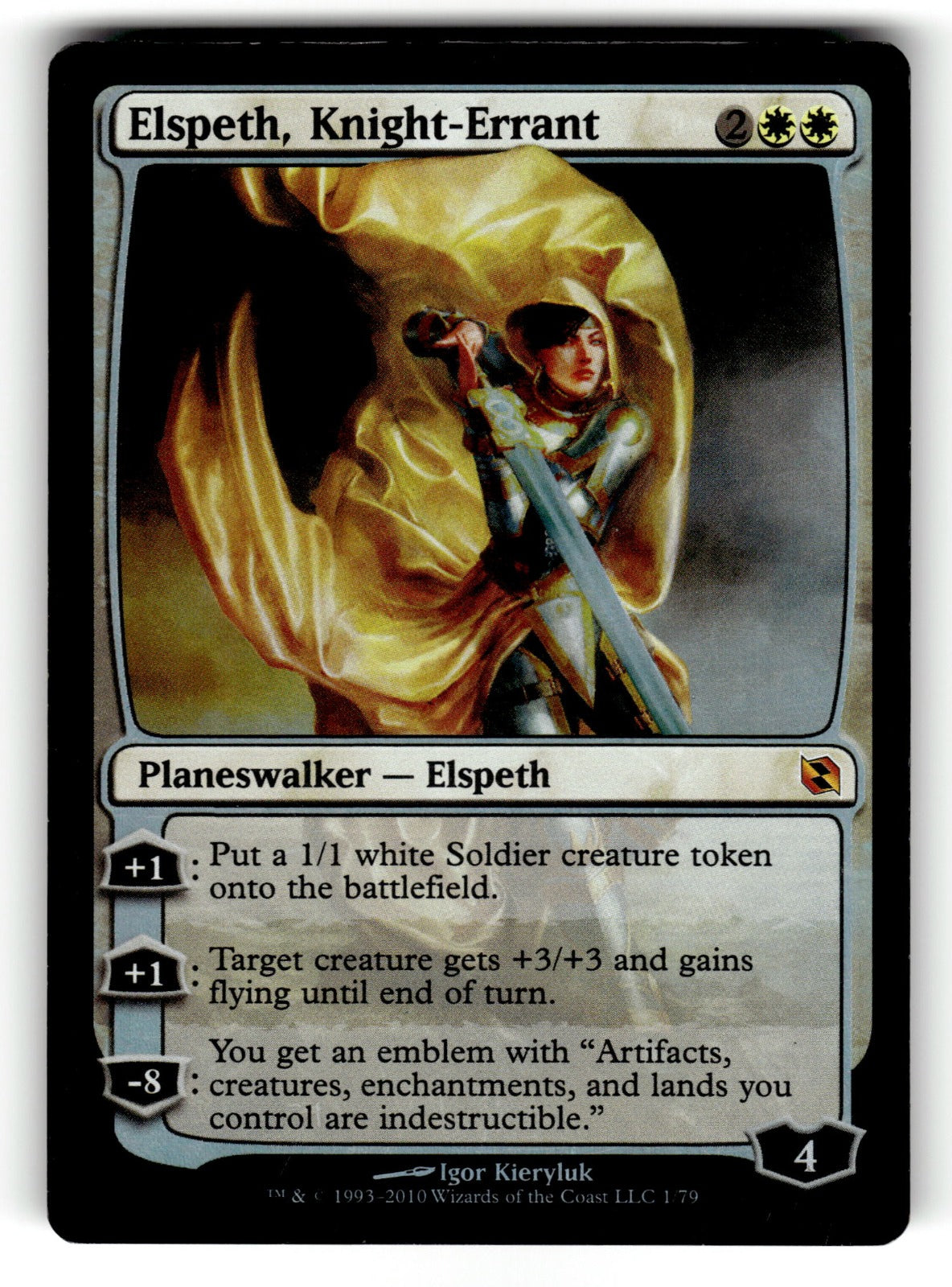 Elspeth, Knight-Errant – 1 DDF: Duel Decks: Elspeth vs. Tezzeret M Foil LP