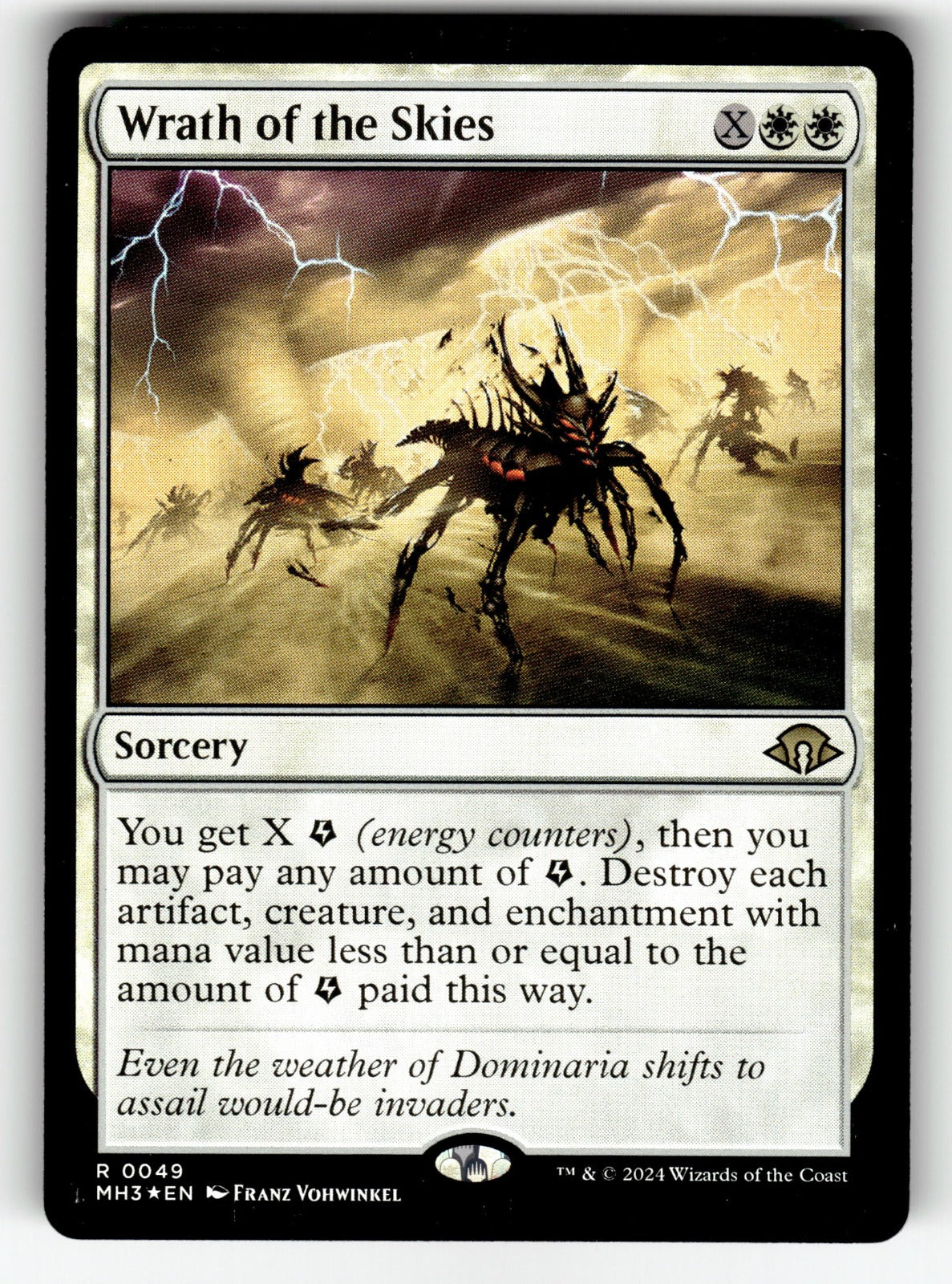 Wrath of the Skies – 49 MH3: Modern Horizons 3 R Foil LP