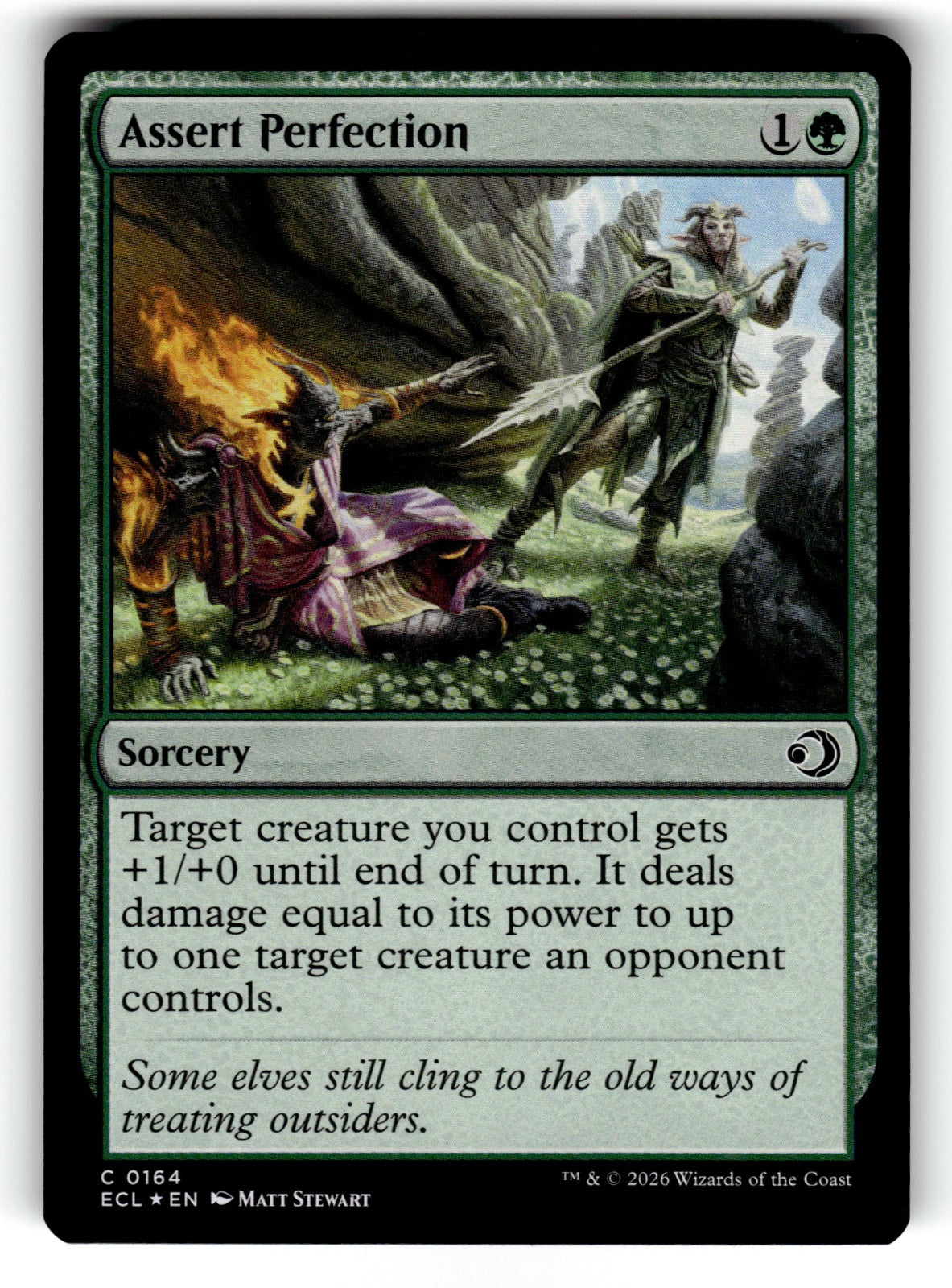 Assert Perfection – 164 ECL: Lorwyn Eclipsed C Foil NM