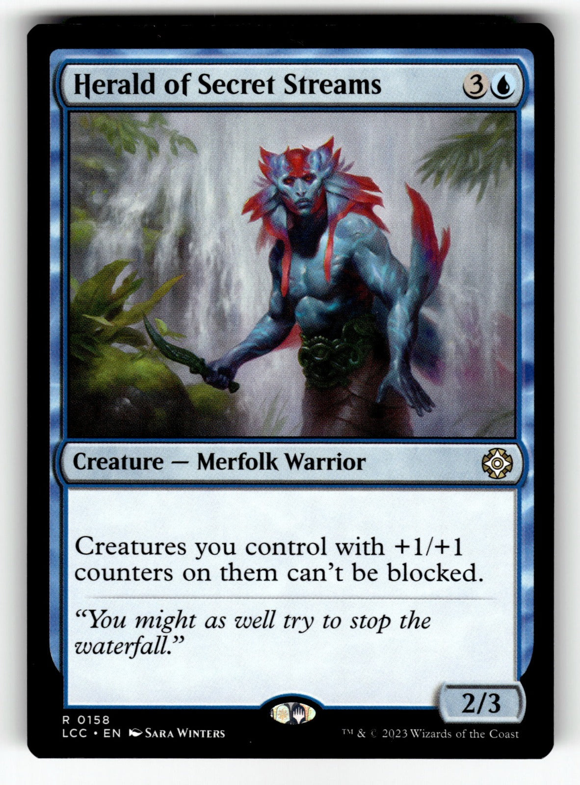 Herald of Secret Streams – 158 LCC: Commander: The Lost Caverns of Ixalan R NM