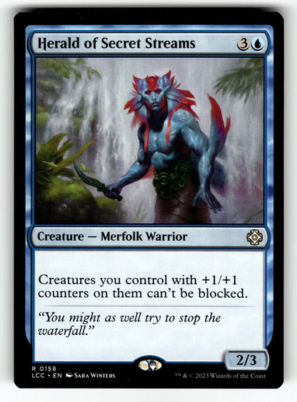 Herald of Secret Streams – 158 LCC: Commander: The Lost Caverns of Ixalan R NM