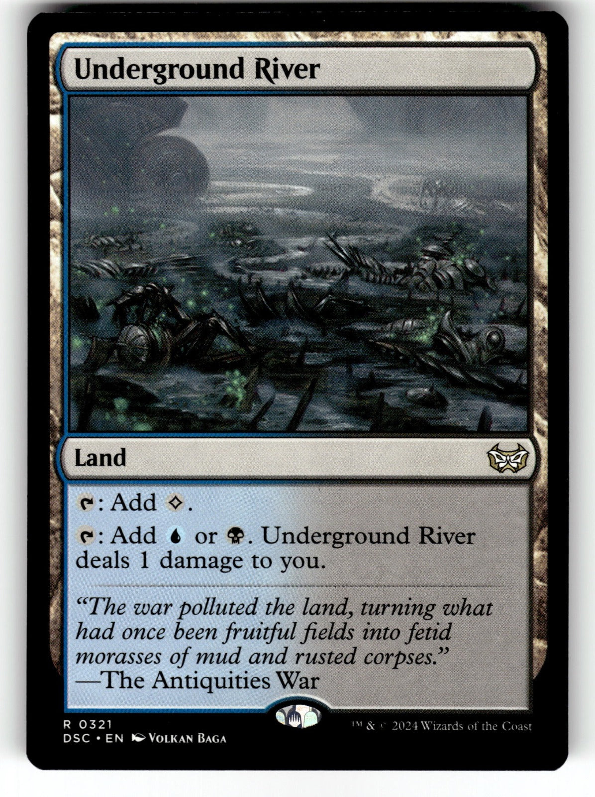 Underground River – 321 DSC: Commander: Duskmourn: House of Horror R NM