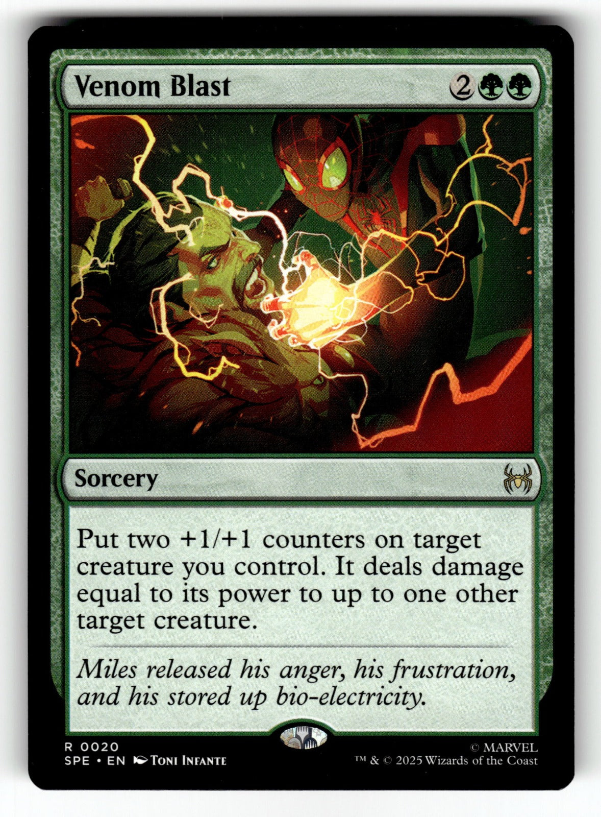 Venom Blast – 20 SPE: Marvel's Spider-Man: Eternal-Legal R NM