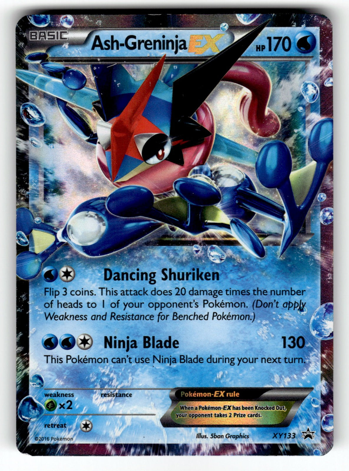 Ash-Greninja EX – XY133 PR: XY Promos Promo HoloMP