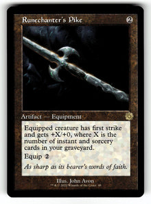 Runechanter's Pike – 48 BRR: The Brothers' War: Retro Frame Artifacts R NM