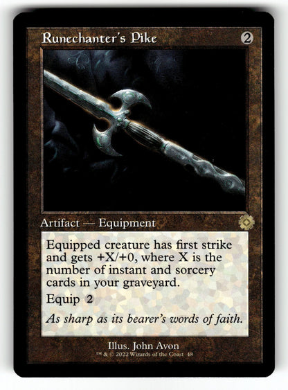 Runechanter's Pike – 48 BRR: The Brothers' War: Retro Frame Artifacts R NM