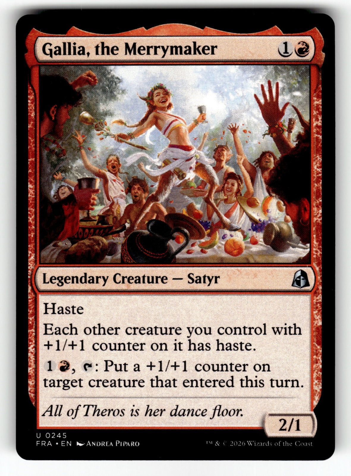 Gallia, the Merrymaker – 245 FRA: Reality Fracture U NM