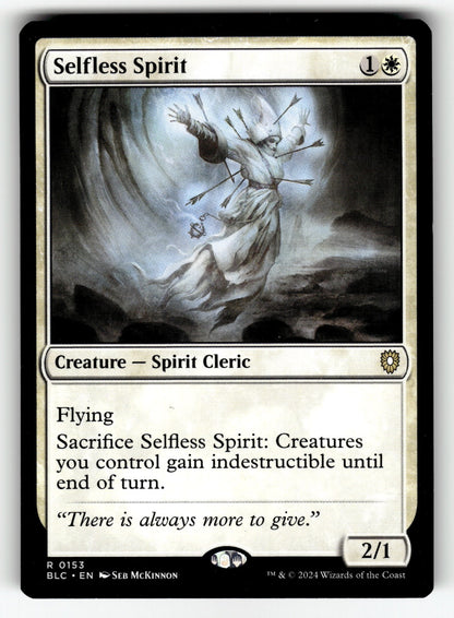 Selfless Spirit – 153 BLC: Commander: Bloomburrow R NM