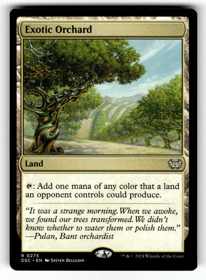 Exotic Orchard – 275 DSC: Commander: Duskmourn: House of Horror R NM