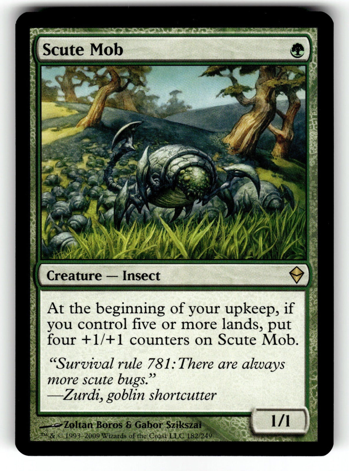 Scute Mob – 182 ZEN: Zendikar R LP