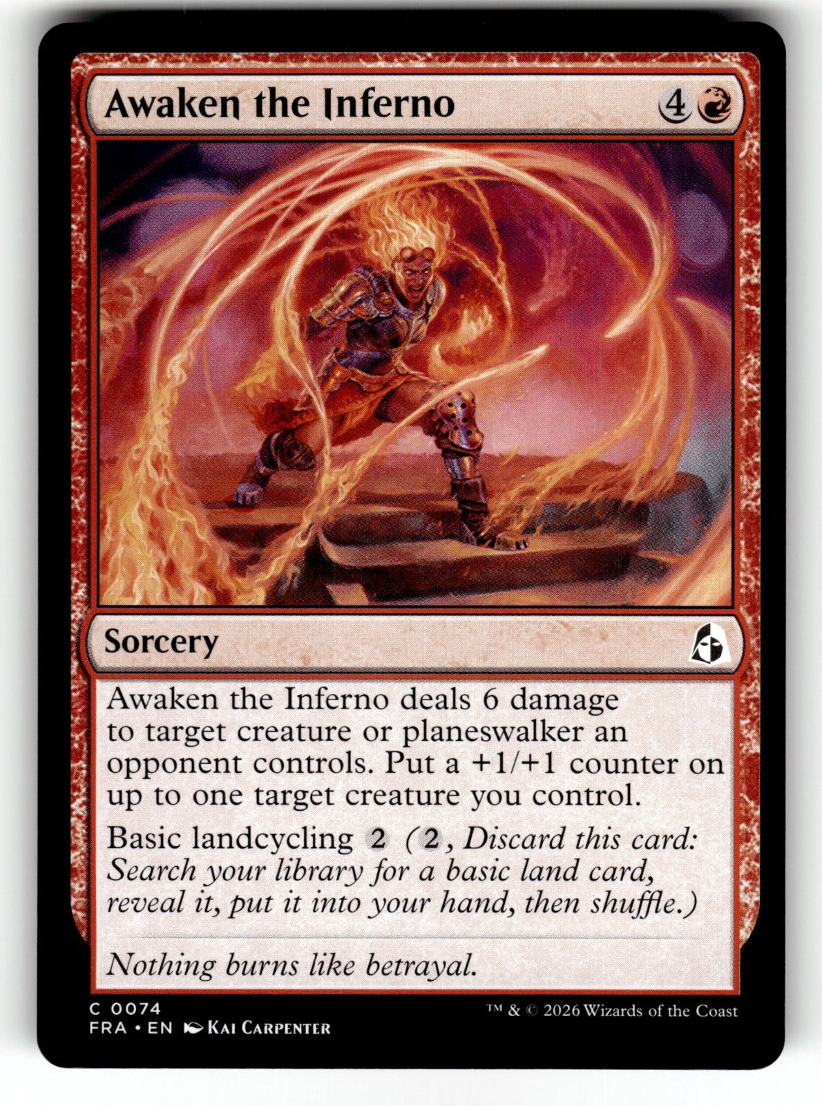 Awaken the Inferno – 74 FRA: Reality Fracture C NM