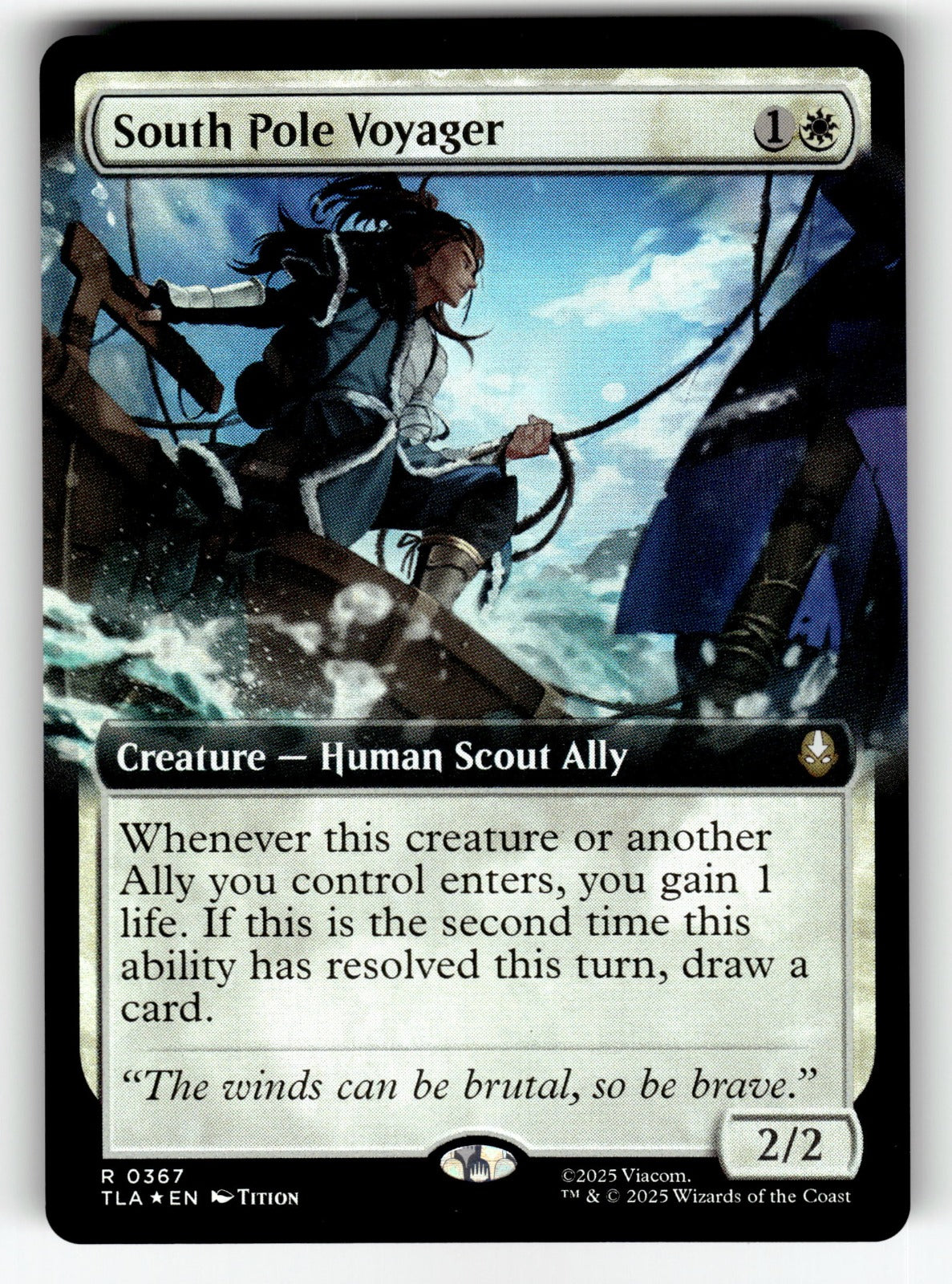 South Pole Voyager (Extended Art) – 367 TLA: Avatar: The Last Airbender R Foil NM