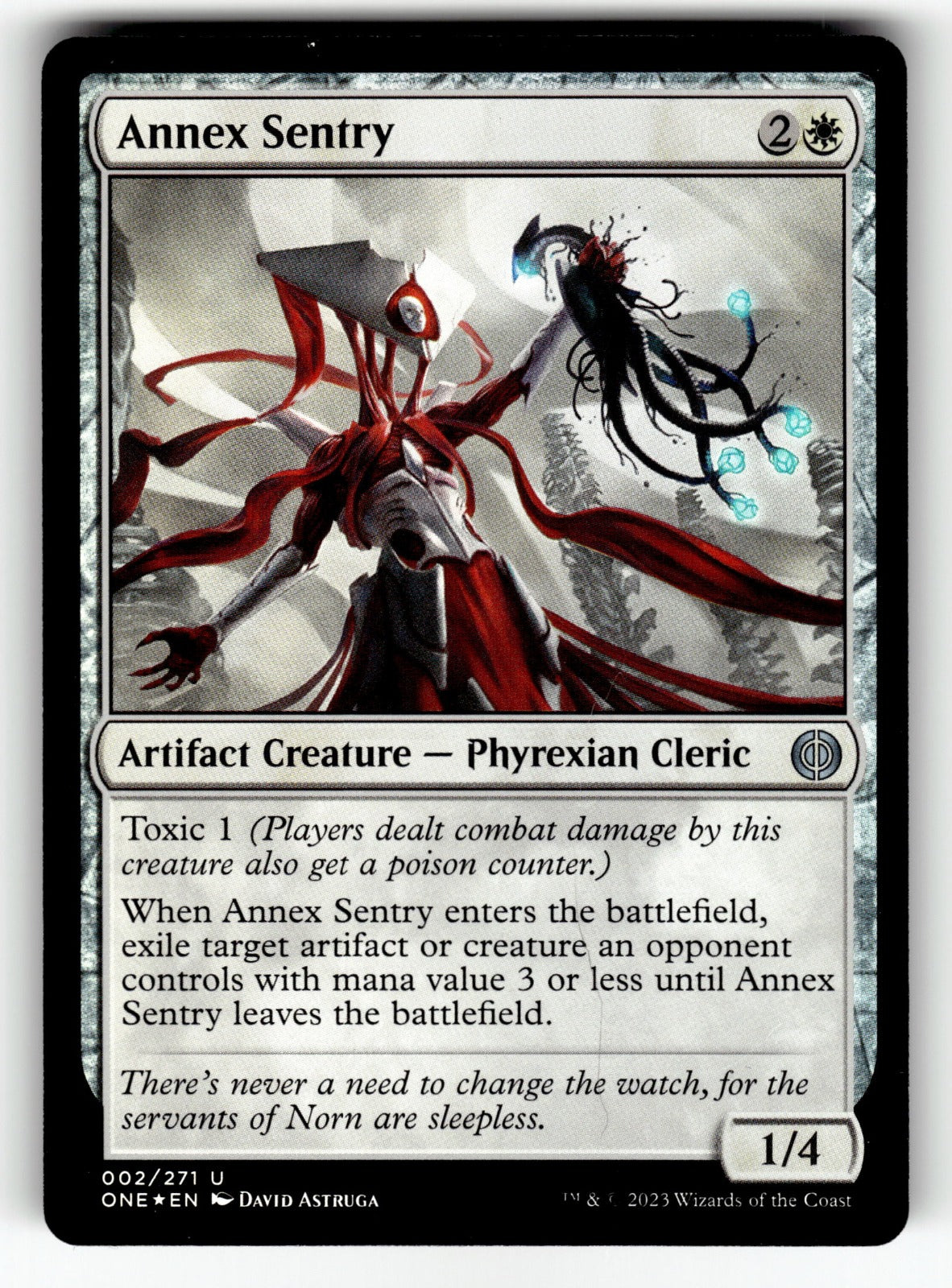 Annex Sentry – 2 ONE: Phyrexia: All Will Be One U Foil NM