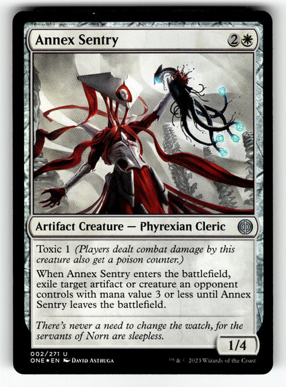 Annex Sentry – 2 ONE: Phyrexia: All Will Be One U Foil NM