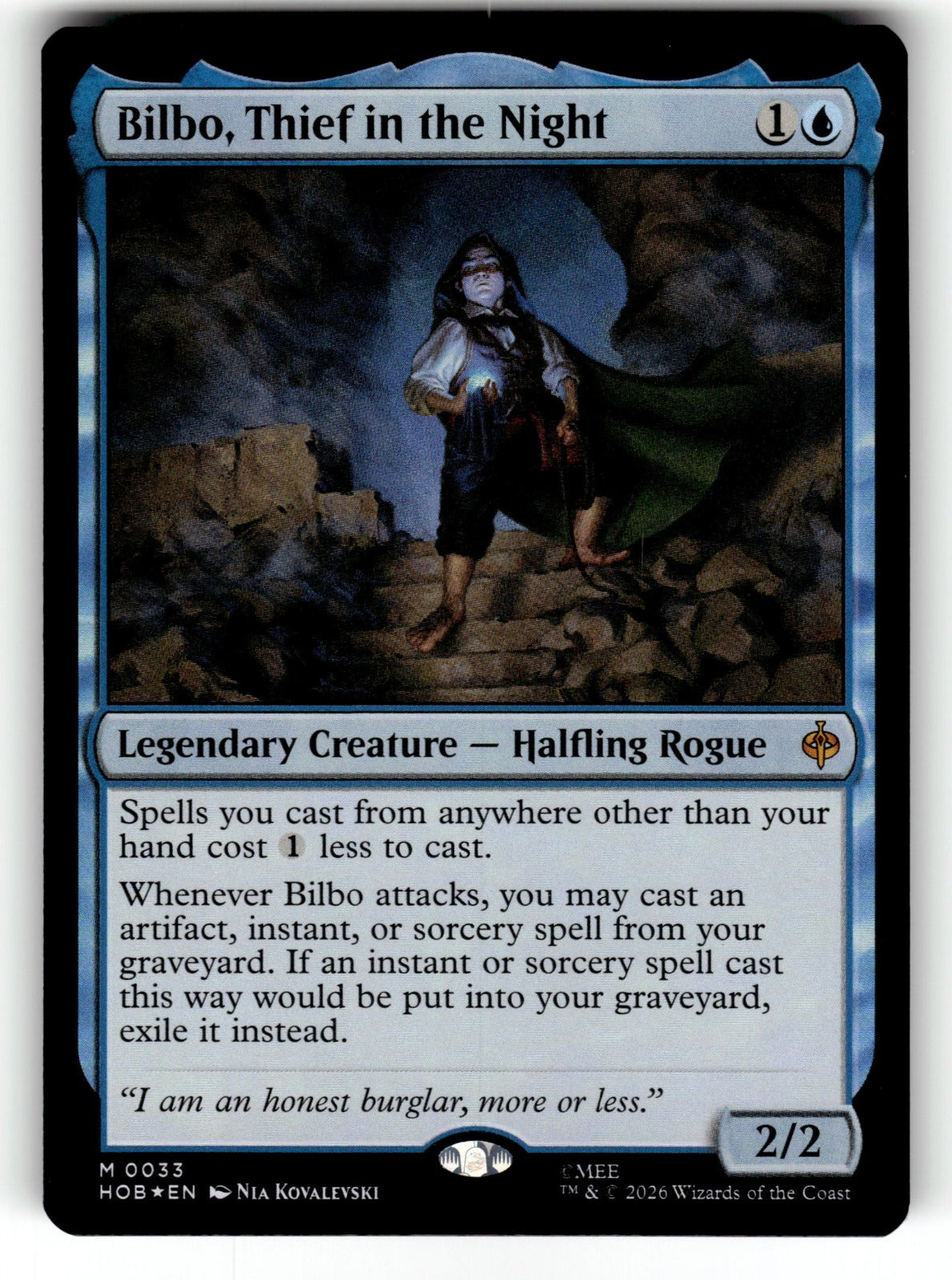 Bilbo, Thief in the Night – 33 HOB: The Hobbit M Foil NM