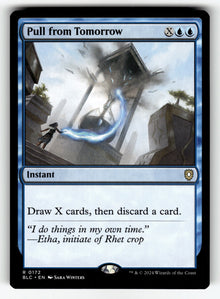 Pull from Tomorrow – 172 BLC: Commander: Bloomburrow R NM