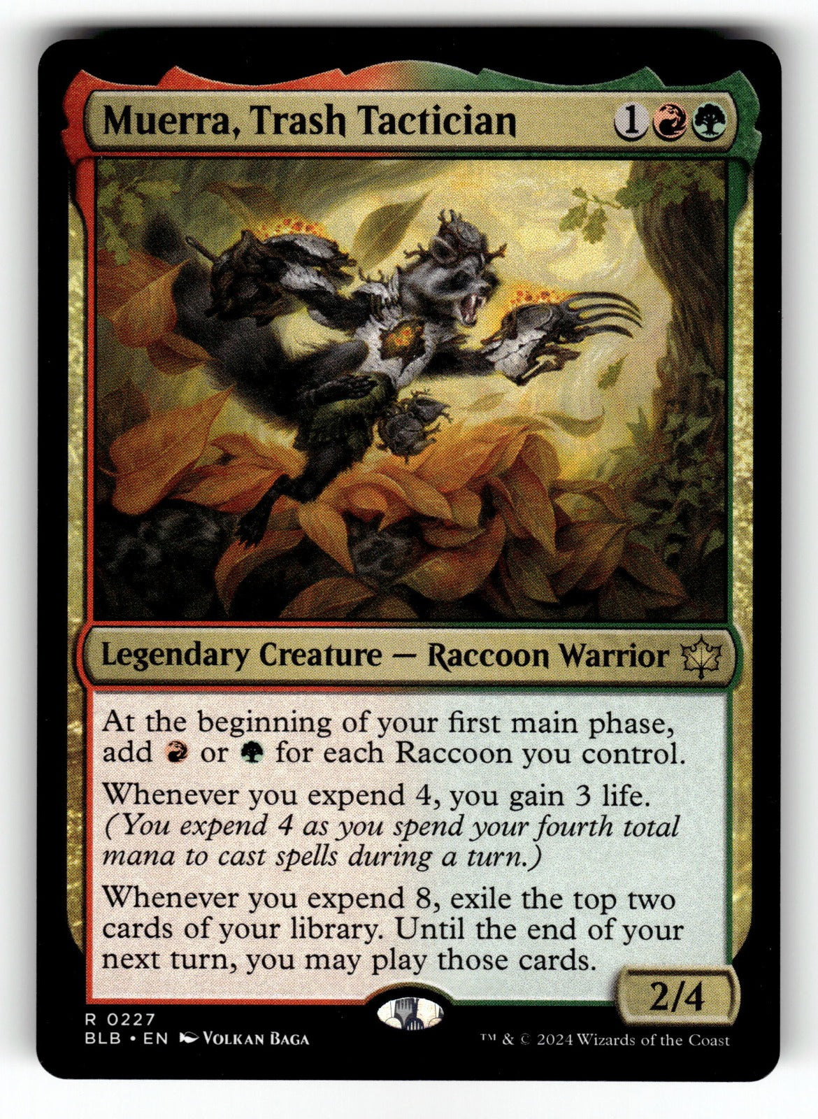 Muerra, Trash Tactician – 227 BLB: Bloomburrow R NM