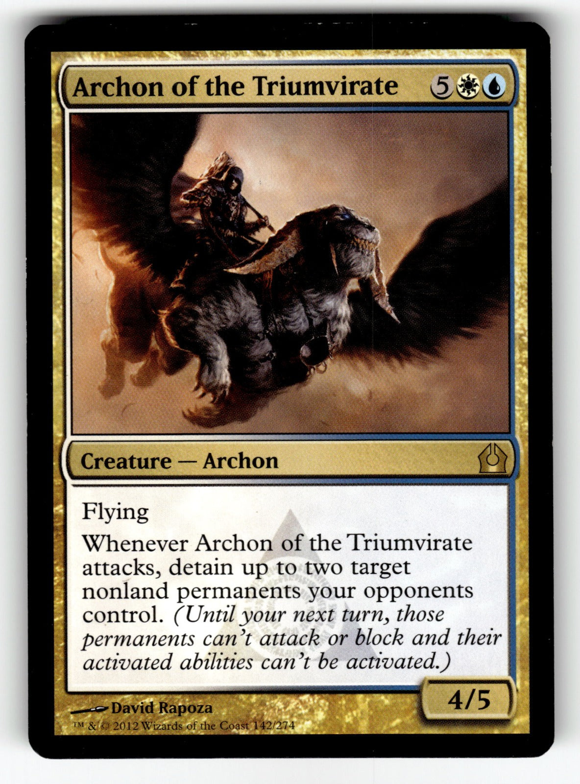 Archon of the Triumvirate – 142 RTR: Return to Ravnica R NM