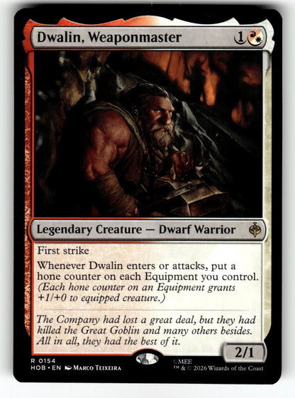 Dwalin, Weaponmaster – 154 HOB: The Hobbit R NM