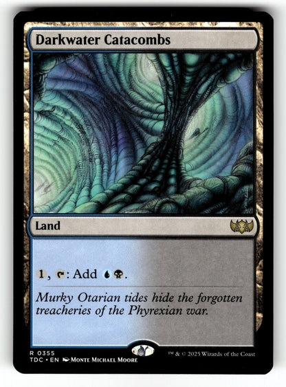 Darkwater Catacombs – 355 TDC: Commander: Tarkir: Dragonstorm R NM