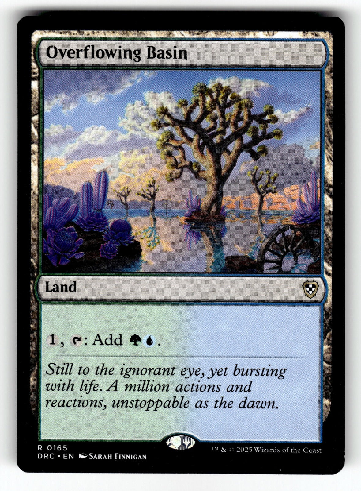 Overflowing Basin – 165 DRC: Commander: Aetherdrift R NM