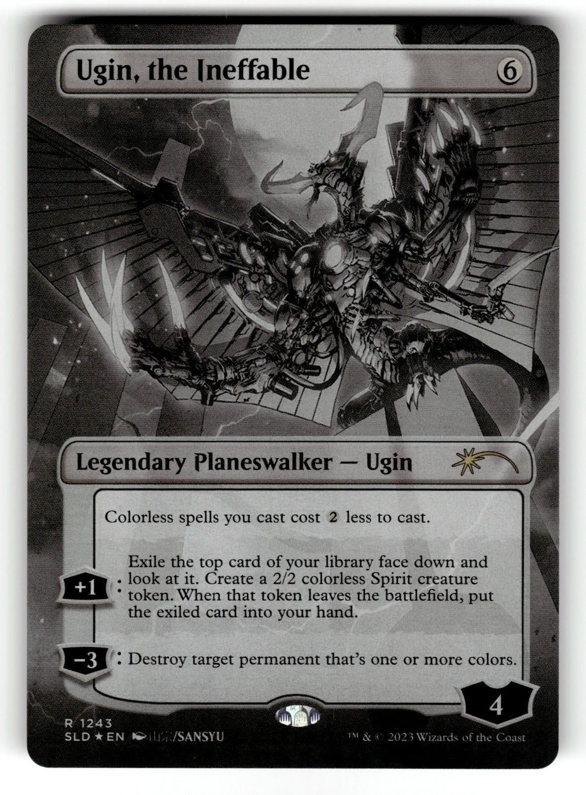 Ugin, the Ineffable (Borderless) – 1243 SLD: Secret Lair Drop Series R Foil LP