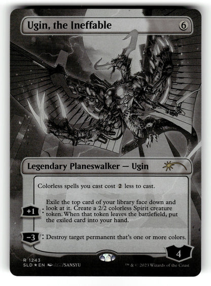 Ugin, the Ineffable (Borderless) – 1243 SLD: Secret Lair Drop Series R Foil LP