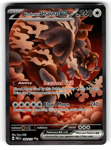 Bloodmoon Ursaluna ex – 168/131 PRE: SV: Prismatic Evolutions SIR Holo NM
