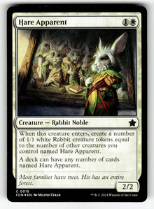 Hare Apparent – 15 FDN: Foundations C Foil NM