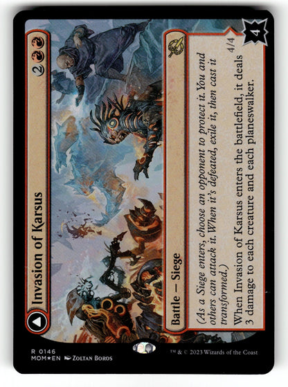 Invasion of Karsus – 146 MOM: March of the Machine R FoilNM