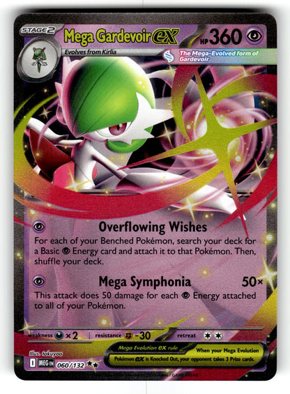 Mega Gardevoir ex - – 060/132 MEG: ME01: Mega Evolution Double Rare Holo NM