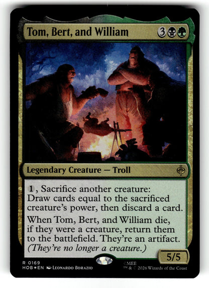 Tom, Bert, and William – 169 HOB: The Hobbit R Foil NM