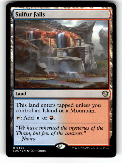 Sulfur Falls – 408 SOC: Commander: Secrets of Strixhaven R NM