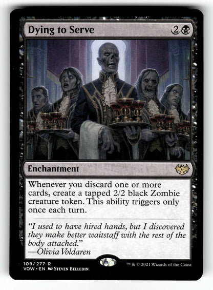 Dying to Serve – 109 VOW: Innistrad: Crimson Vow R NM