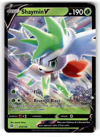 Shaymin V – 013/172 SWSH09: SWSH09: Brilliant Stars Ultra Rare Holo NM