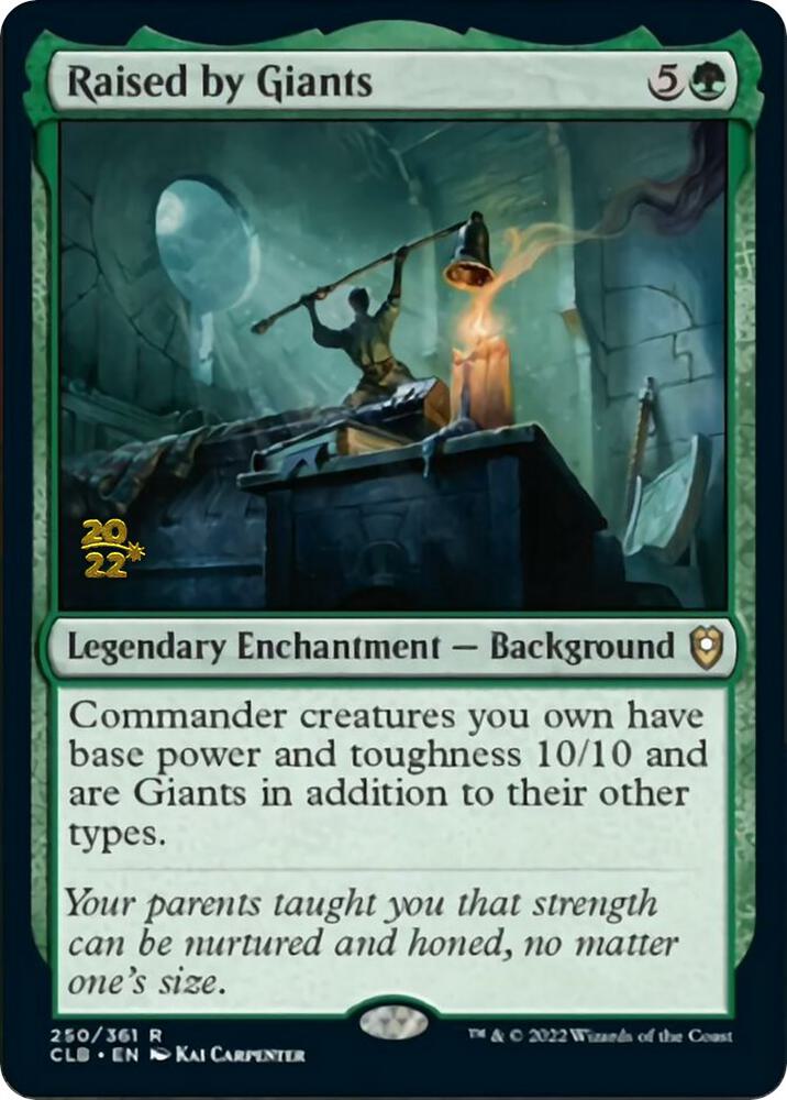 Raised by Giants – 250 PRE: Prerelease Cards R Foil NM