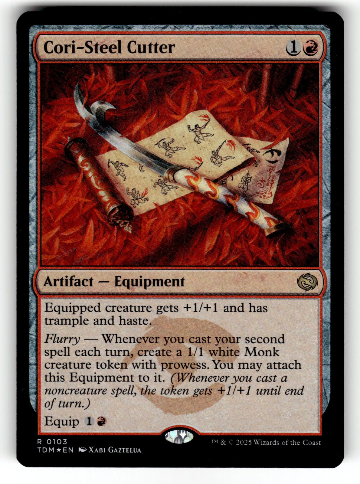 Cori-Steel Cutter – 103 TDM: Tarkir: Dragonstorm R Foil LP
