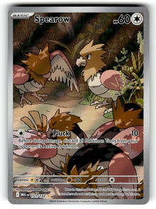 Spearow – 151/132 MEG: ME01: Mega Evolution Illustration Rare Holo NM