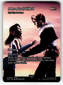 A Promise Fulfilled - Light Up the Stage (Showcase) – 39 FCA: FINAL FANTASY: Through the Ages U NM