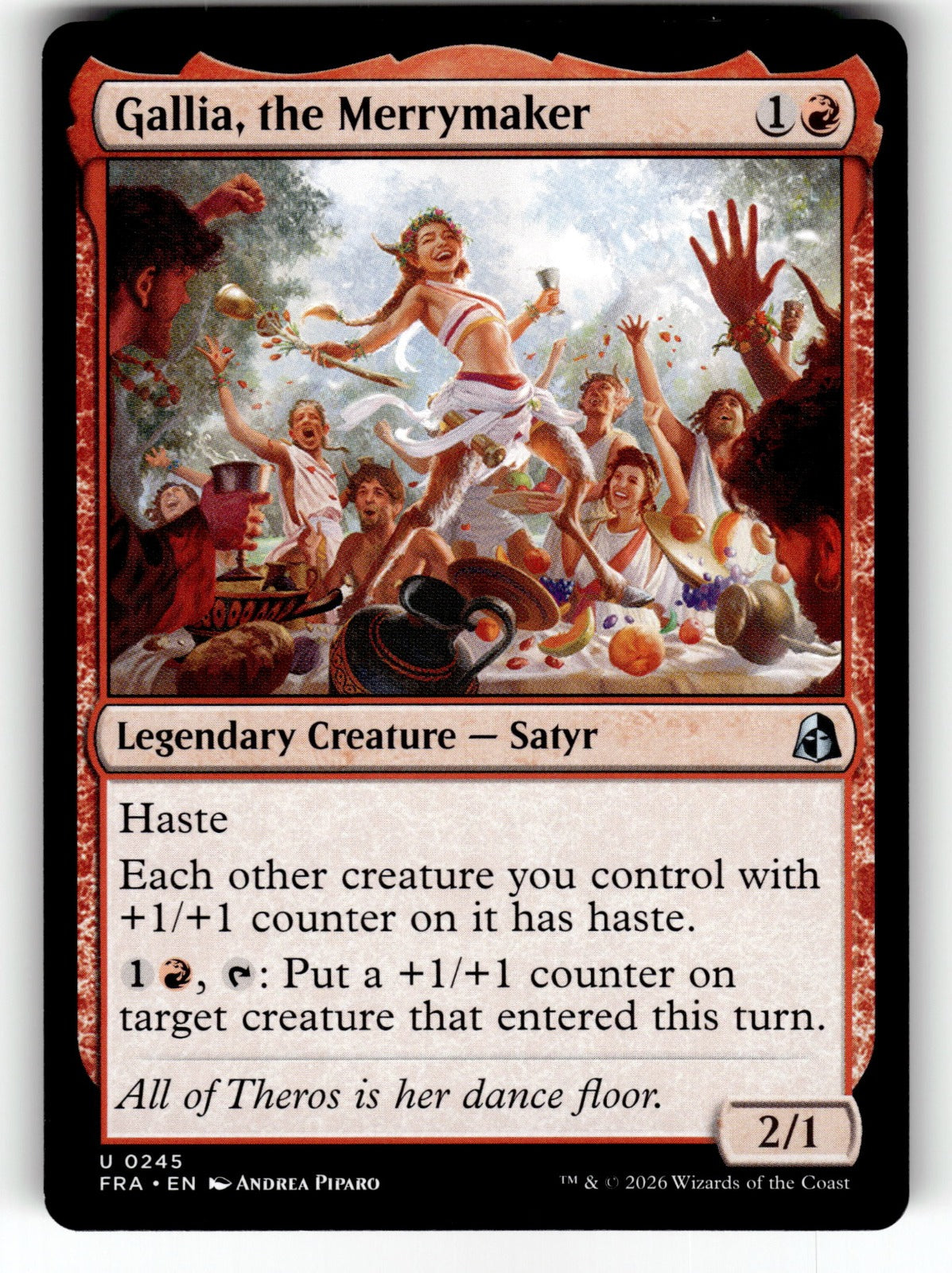 Gallia, the Merrymaker – 245 FRA: Reality Fracture U NM