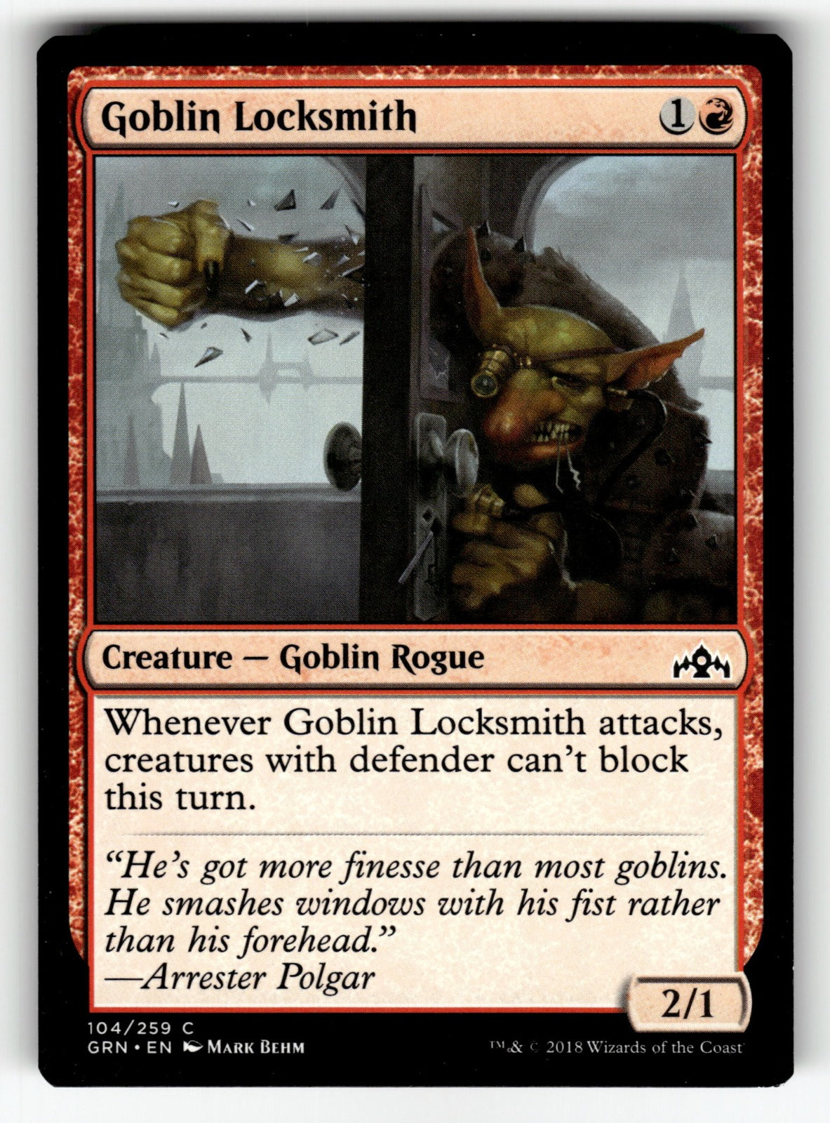 Goblin Locksmith – 104 GRN: Guilds of Ravnica C LP