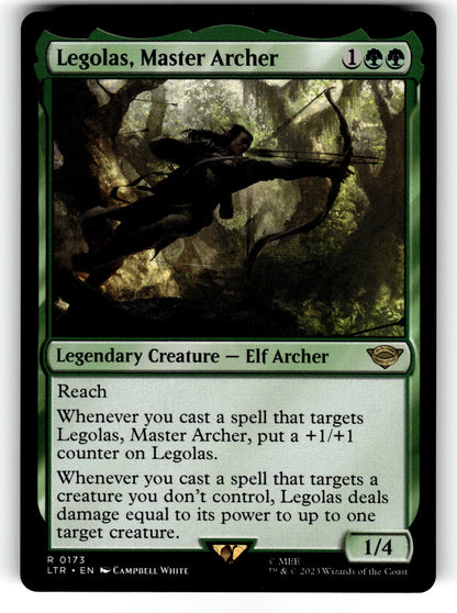 Legolas, Master Archer – 173 LTR: Universes Beyond: The Lord of the Rings: Tales of Middle-earth R NM