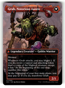 Grub, Storied Matriarch (Borderless) – 289 ECL: Lorwyn Eclipsed R NM (Back)