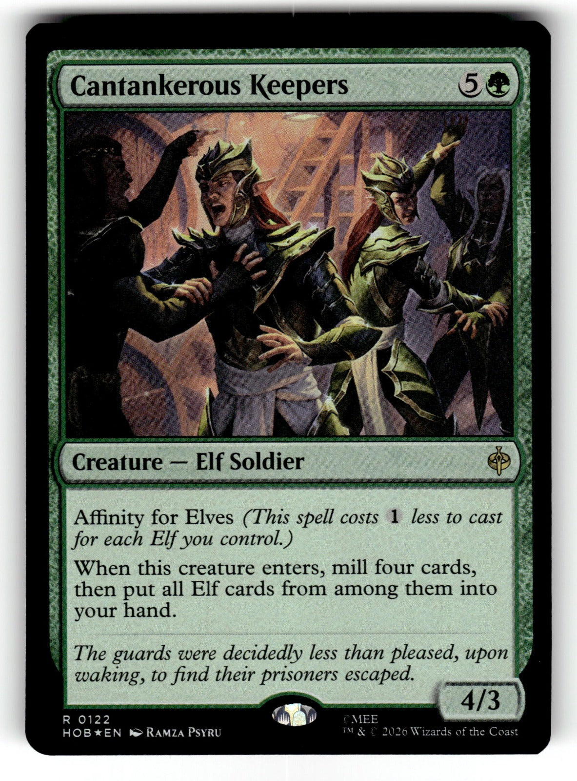 Cantankerous Keepers – 122 HOB: The Hobbit R Foil NM
