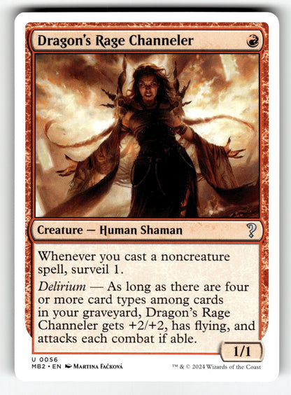 Dragon's Rage Channeler (White Border) – 56 MB2: Mystery Booster 2 U NM